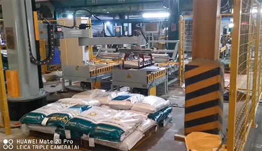 北海饲料厂码垛